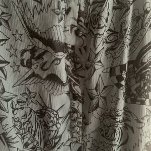 Betsey Johnson Black and White Asymmetrical Dress